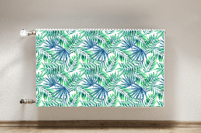 Magnetic radiator cover Painted leaves