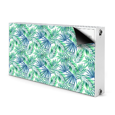 Magnetic radiator cover Painted leaves