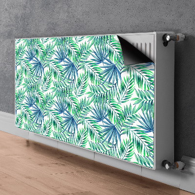 Magnetic radiator cover Painted leaves