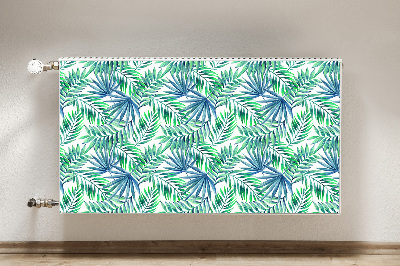 Magnetic radiator cover Painted leaves