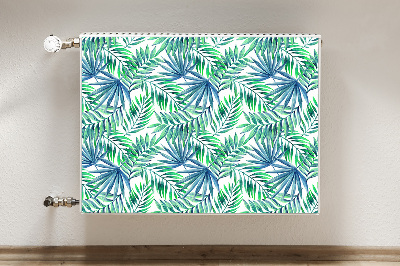 Magnetic radiator cover Painted leaves