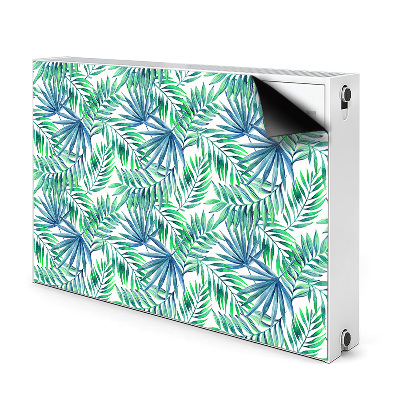 Magnetic radiator cover Painted leaves