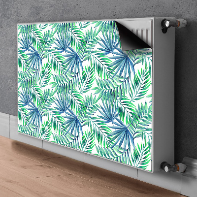 Magnetic radiator cover Painted leaves