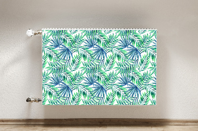 Magnetic radiator cover Painted leaves