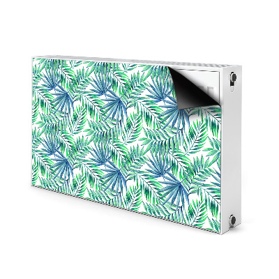 Magnetic radiator cover Painted leaves