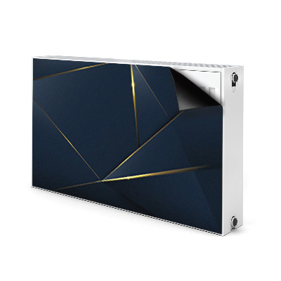 Magnetic radiator mat Futuristic graphics