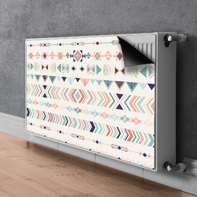 Magnetic radiator mat Ethnic pattern