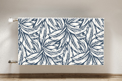 Magnetic radiator cover Drawn leaves