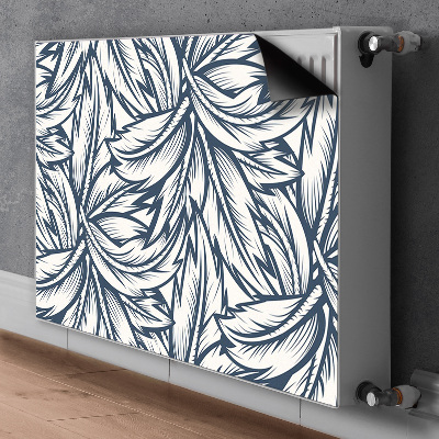 Magnetic radiator cover Drawn leaves