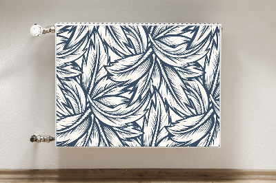 Magnetic radiator cover Drawn leaves