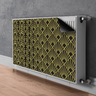 Decorative radiator cover Art Deco style