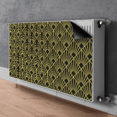 Decorative radiator cover Art Deco style