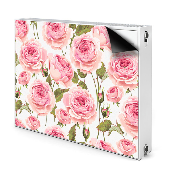 Decorative radiator mat Beautiful roses