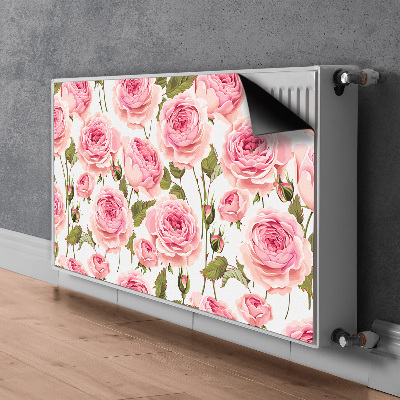 Decorative radiator mat Beautiful roses