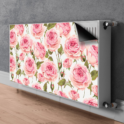 Decorative radiator mat Beautiful roses