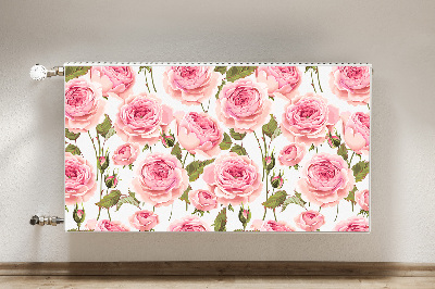 Decorative radiator mat Beautiful roses