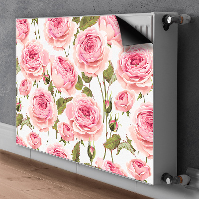 Decorative radiator mat Beautiful roses