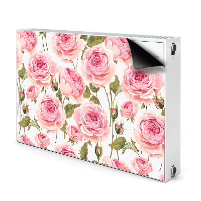 Decorative radiator mat Beautiful roses