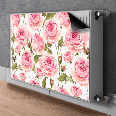 Decorative radiator mat Beautiful roses