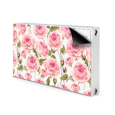 Decorative radiator mat Beautiful roses