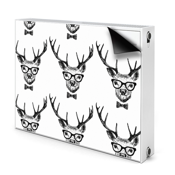 Magnetic radiator mat Deer drawing