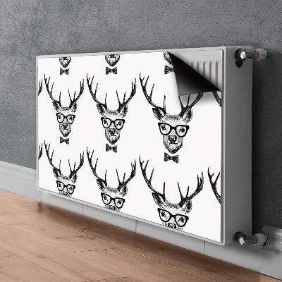 Magnetic radiator mat Deer drawing