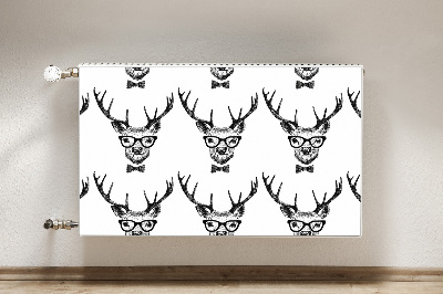 Magnetic radiator mat Deer drawing