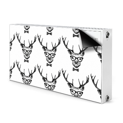 Magnetic radiator mat Deer drawing