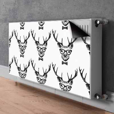 Magnetic radiator mat Deer drawing