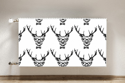 Magnetic radiator mat Deer drawing