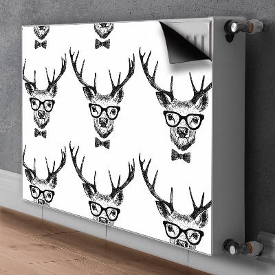 Magnetic radiator mat Deer drawing