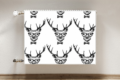 Magnetic radiator mat Deer drawing