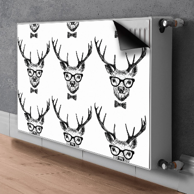 Magnetic radiator mat Deer drawing