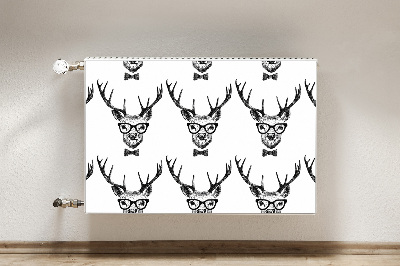 Magnetic radiator mat Deer drawing