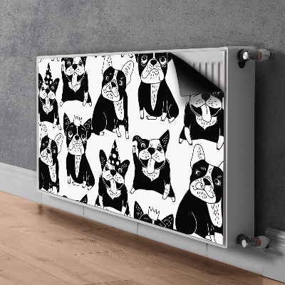 Magnetic radiator mat Happy Dogs