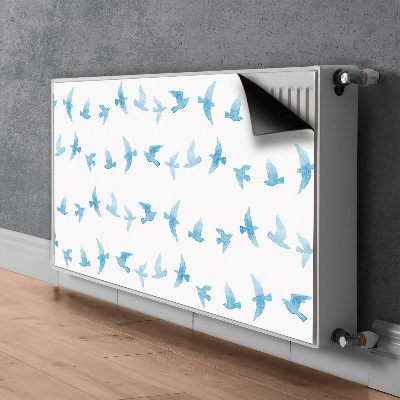 Magnetic radiator mat Swallows