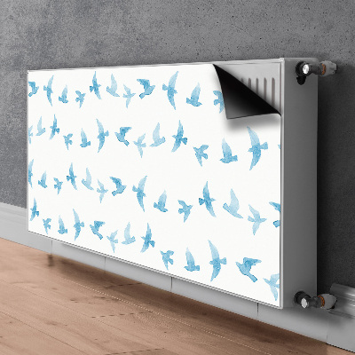 Magnetic radiator mat Swallows