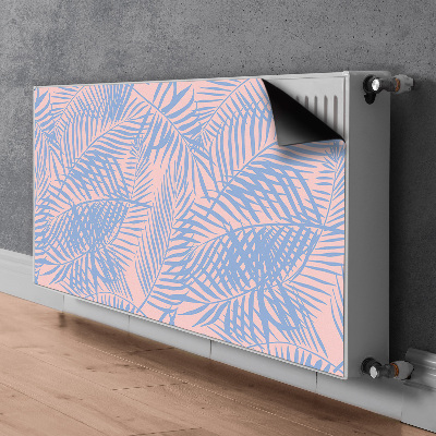 Decorative radiator mat Palm leaves