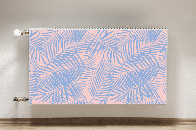 Decorative radiator mat Palm leaves