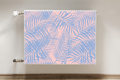 Decorative radiator mat Palm leaves