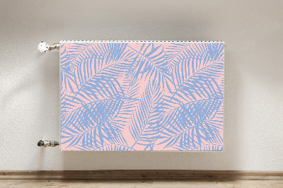 Decorative radiator mat Palm leaves