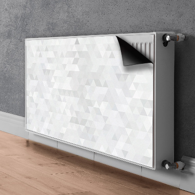 Decorative radiator cover Light triangles