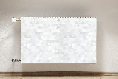 Decorative radiator cover Light triangles