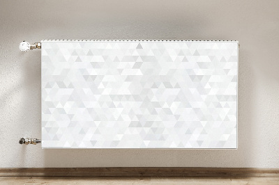 Decorative radiator cover Light triangles