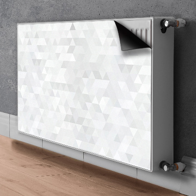 Decorative radiator cover Light triangles