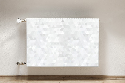 Decorative radiator cover Light triangles