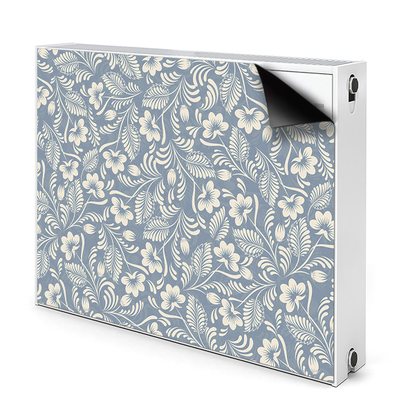 Magnetic radiator cover Blue ornament