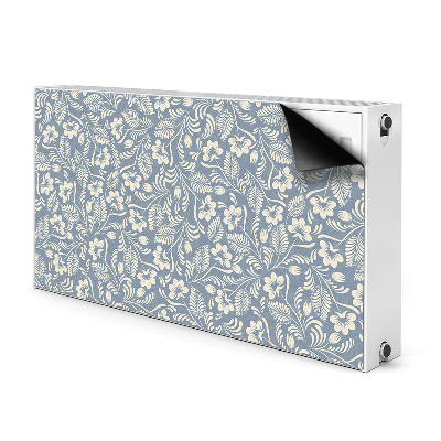 Magnetic radiator cover Blue ornament