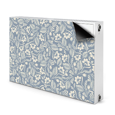 Magnetic radiator cover Blue ornament