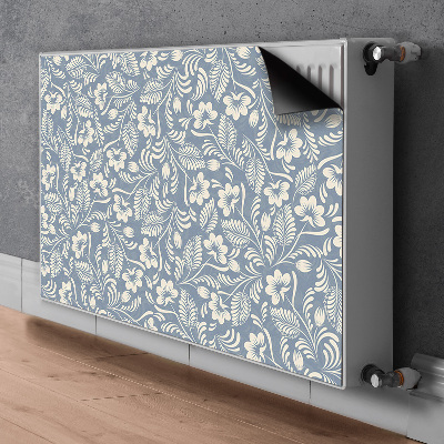 Magnetic radiator cover Blue ornament